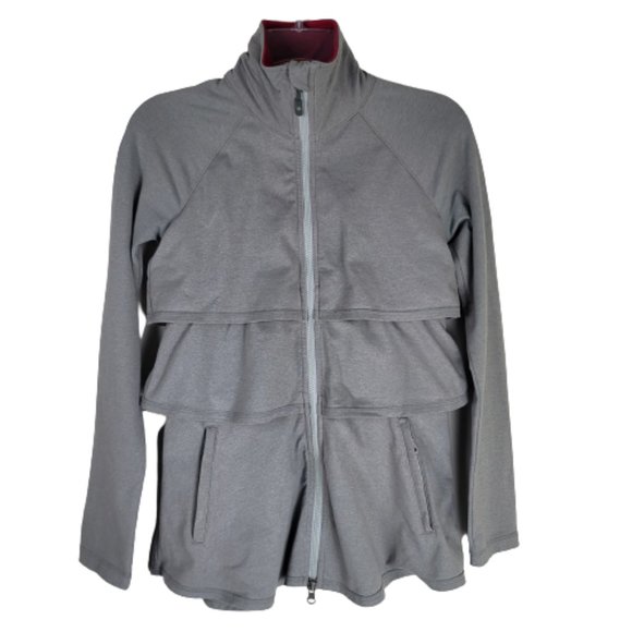 Athleta Jackets & Blazers - Athleta Renew Tiered Ruffle Jacket